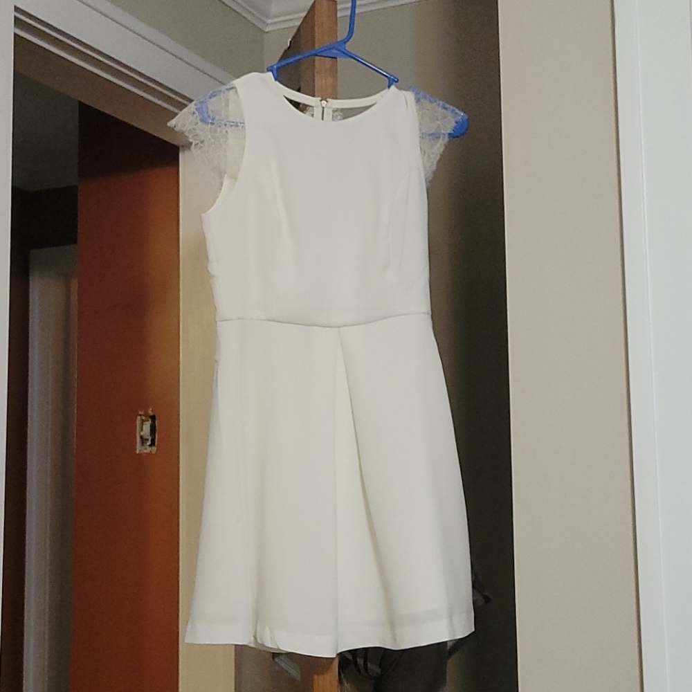 Dina be white cocktail dress